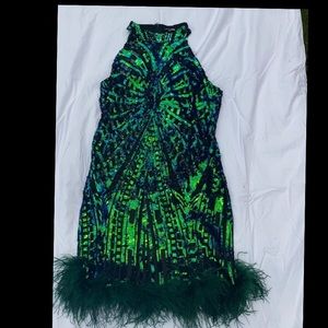 FASHION NOVA CROWD PLEASER SEQUIN DRESS WOMEN